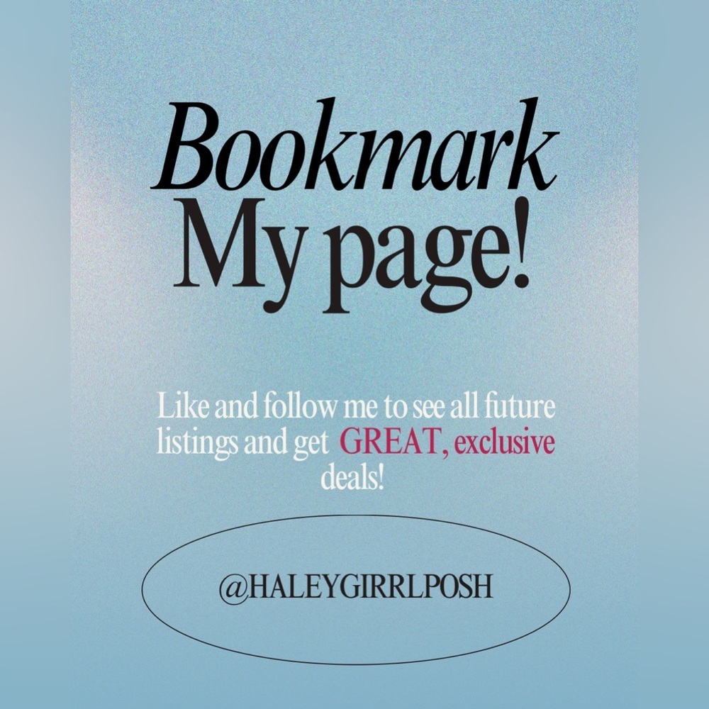 Bookmark my page!